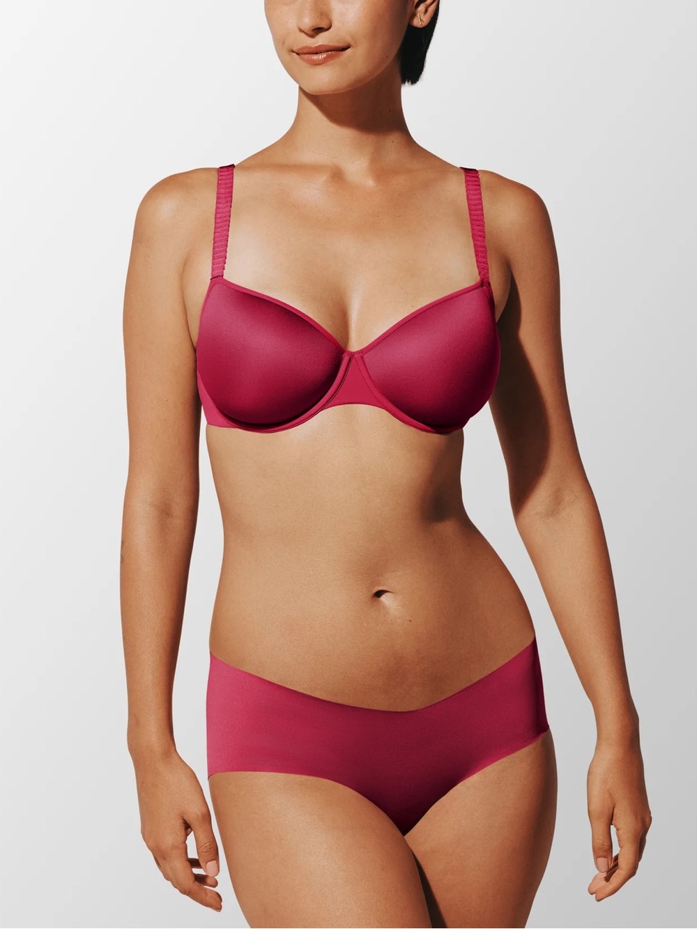 NWT THIRDLOVE 24/7 Classic T-Shirt Bra in Ruby